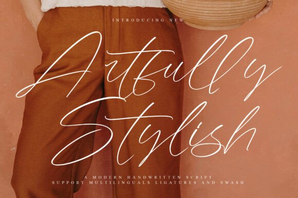 Artfully Stylish: A Refined Script Typeface for Elegant Branding
