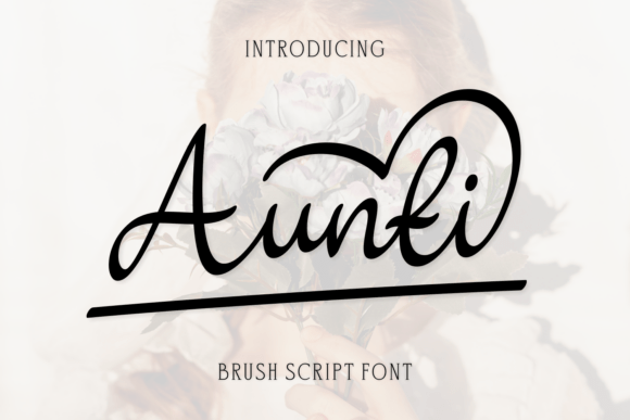 Aunti Font: A Handwritten Typeface for Editorial Design