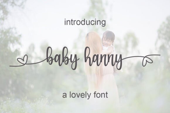 Baby Hanny: A Script Font for Modern Web Design
