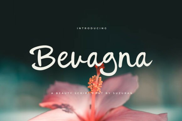 Bevagna: A Fresh Script Typeface for Handmade Product Design