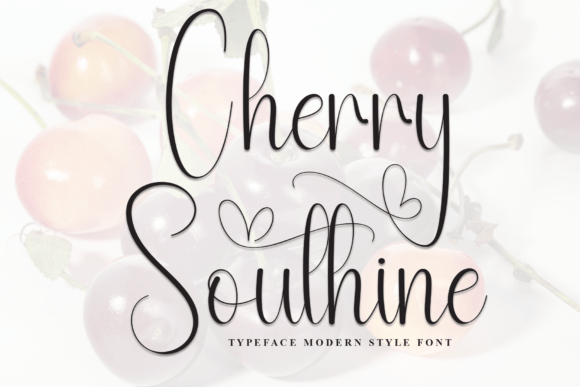 Cherry Southine: The Elegant Script Font for Scroll-Stopping Brand Visuals