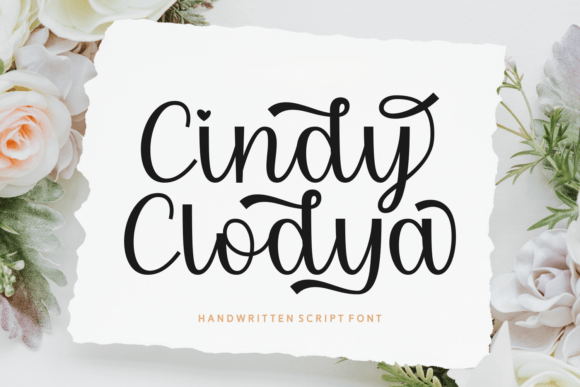 Cindy Clodya: A Graceful Script Font for Editorial Design