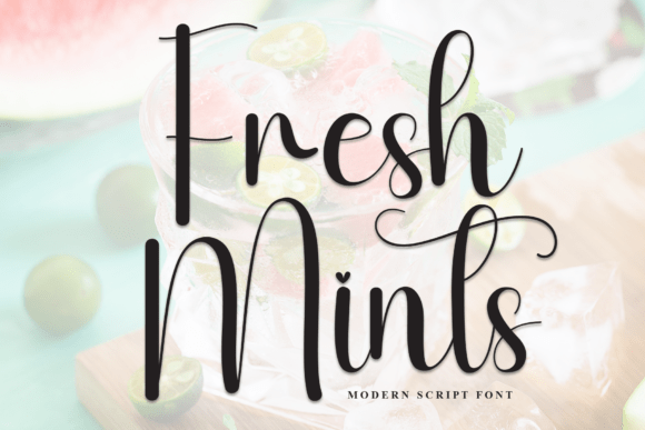 Fresh Mints: The Script Typeface That Elevates Campaign Visuals
