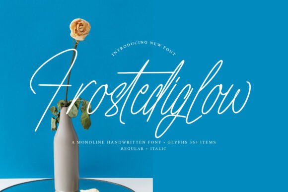 Frosted Glow Typeface: Elevate Digital Brand Identity