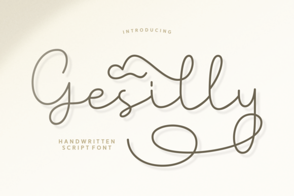 Gesilly Font Review: A Playful Script for Joyful Branding Projects