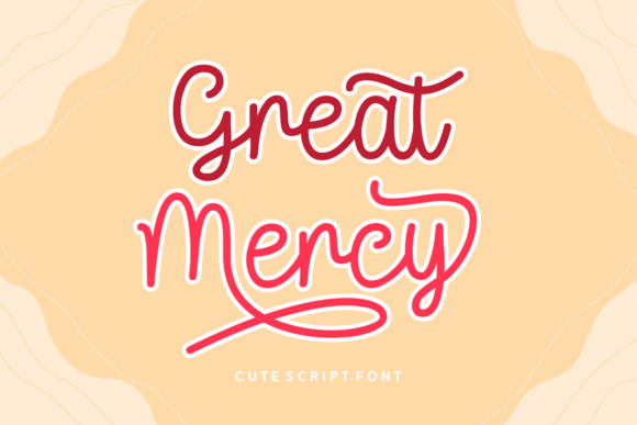 Great Mercy: A Joyful Script Font for Brand Identity