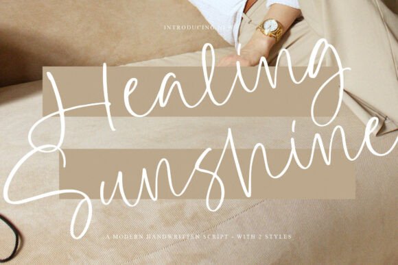 Healing Sunshine: A Script Font for Warm Brand Identity