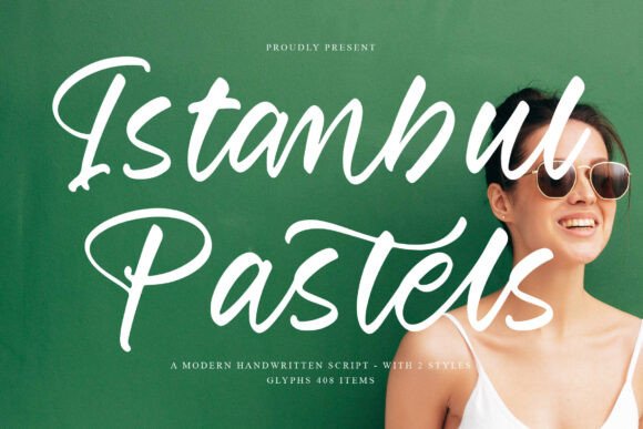 Istanbul Pastels: A Handwritten Script Font for Modern Web Design