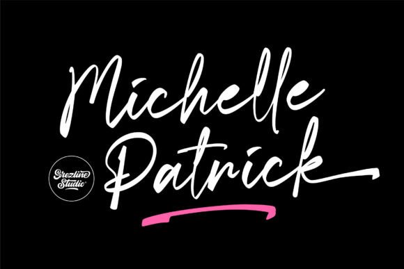 Michelle Patrick: A Handwritten Script Font for Editorial Elegance