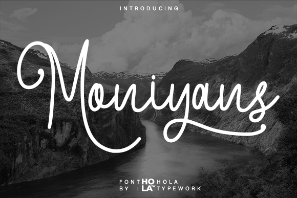 Moniyans: The Script Font for Scroll-Stopping Brand Visuals