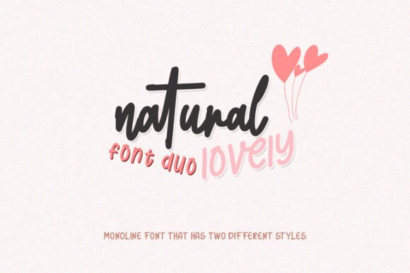 Natural Lovely: The Perfect Display Font for Handmade Brands