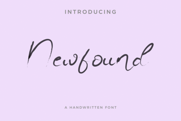 Newfound: A Script Typeface for Sophisticated Campaign Design
