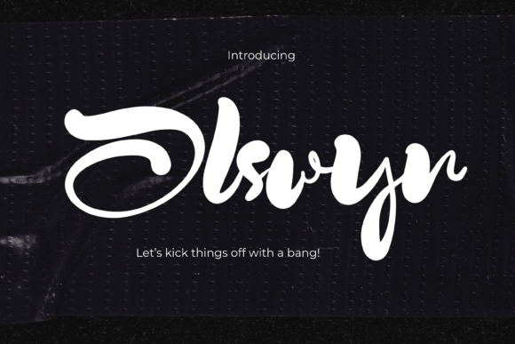 Olswyn Script Font: Elevate Campaign Visuals with Refined Elegance