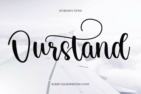 Ourstand: Elevating Editorial Design with a Handwritten Script Typeface