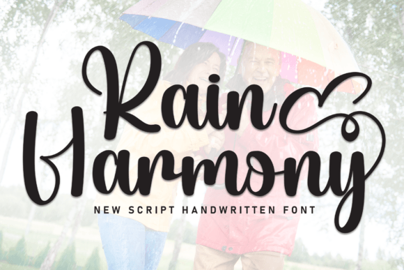 Rain Harmony: The Script Font That Elevates Campaign Visuals