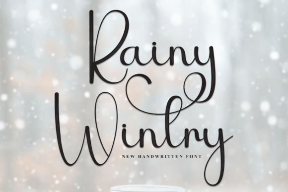 Rainy Wintry Typeface Review: Elevating Social Campaigns with Grace