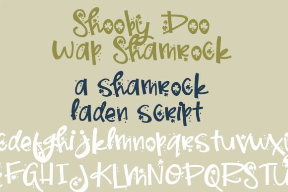 Shooby Doo Wap Shamrock: A Whimsical Script Font Review
