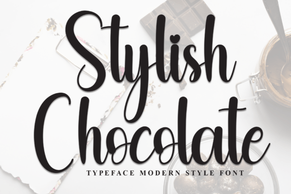 Stylish Chocolate Typeface in Real Campaign Design