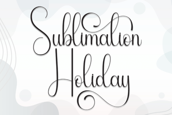 Sublimation Holiday Font Review: Elegant Script for Brand Identity