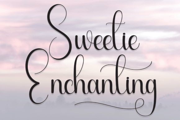 Sweetie Enchanting: A Script Font for Elegant Web Design