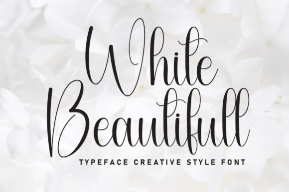 White Beautifull: A Handwritten Script Font for Elegant Branding