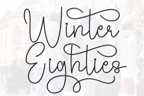 Winter Eighties: A Handwritten Script Font for Editorial Elegance