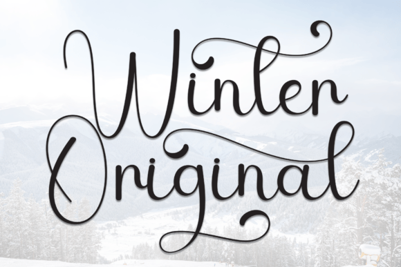 Winter Original: Elevate Your Brand with Elegant Script Typography