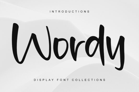 Wordy Script Font: A Stylish Typeface for Creative Makers